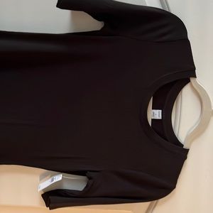 Old Navy Fit and Flare Ribbed dress with 3/4 sleeves